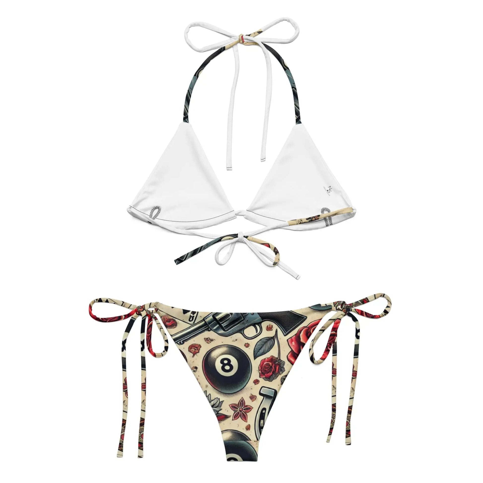 Guns Up String Bikini