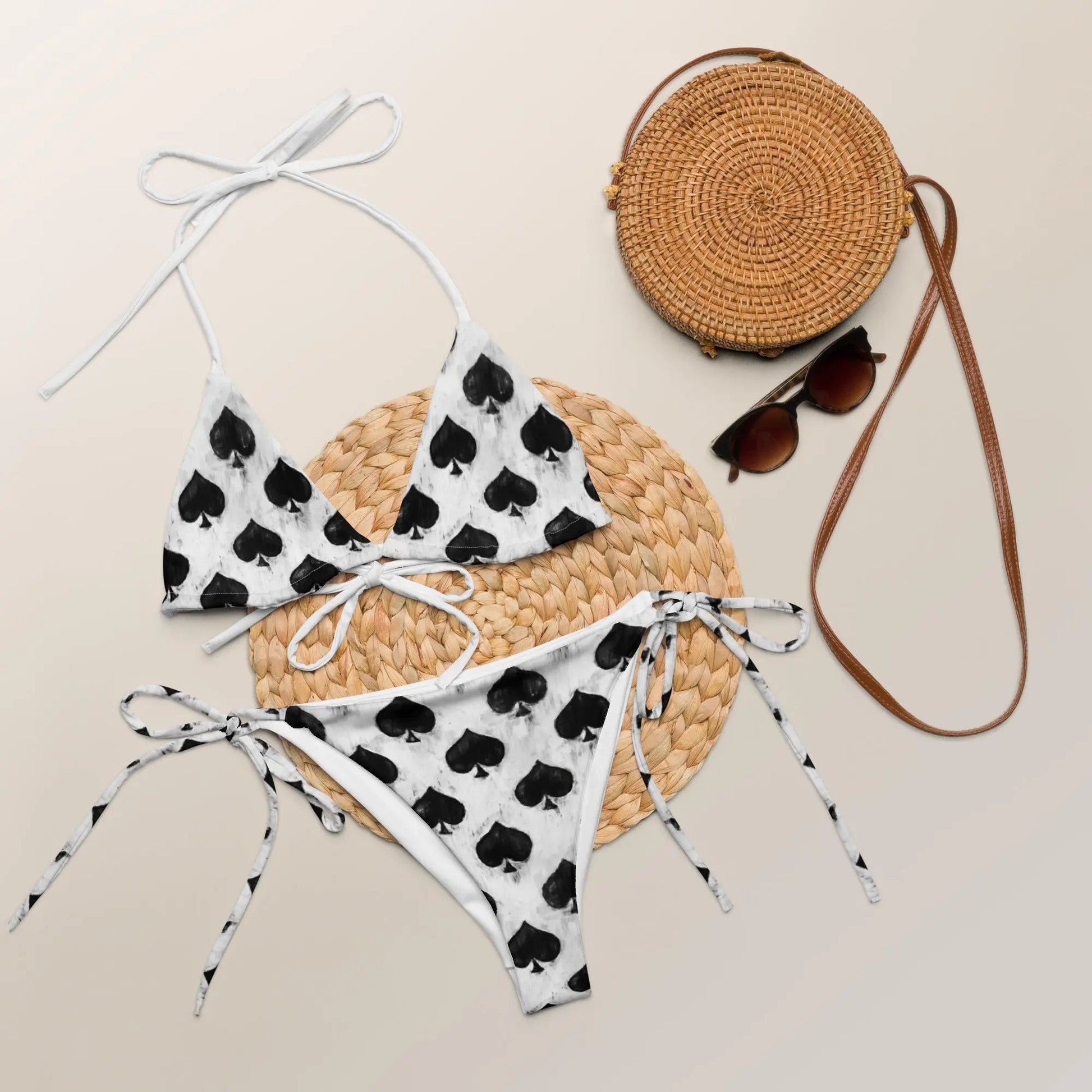 Smokin Spades String Bikini