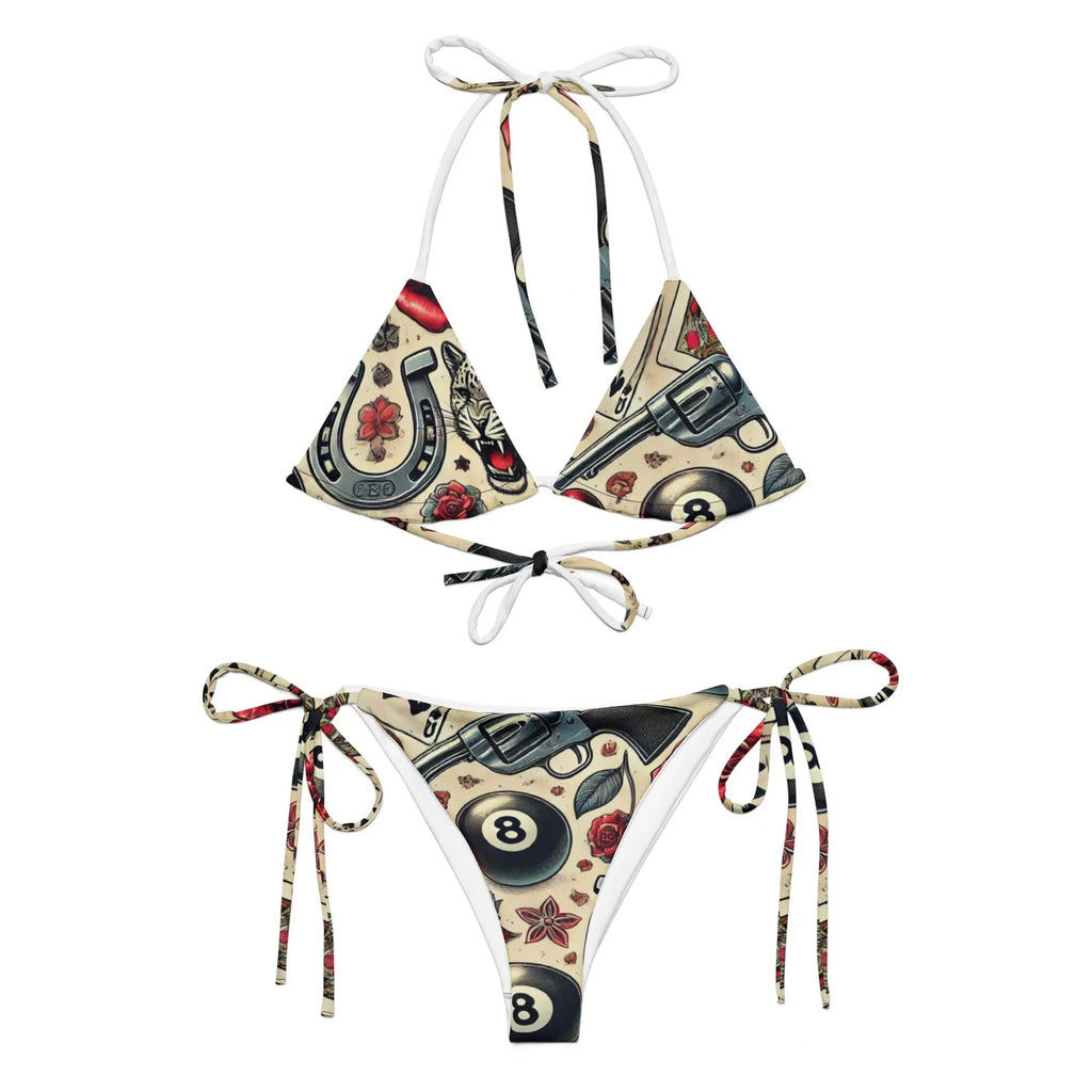 Guns Up String Bikini