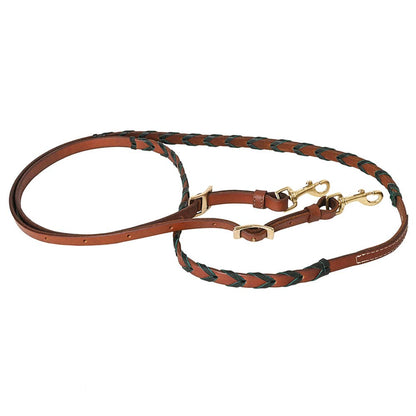 8 Feet Western Horse Leather Laced Barrel Roper Reins
