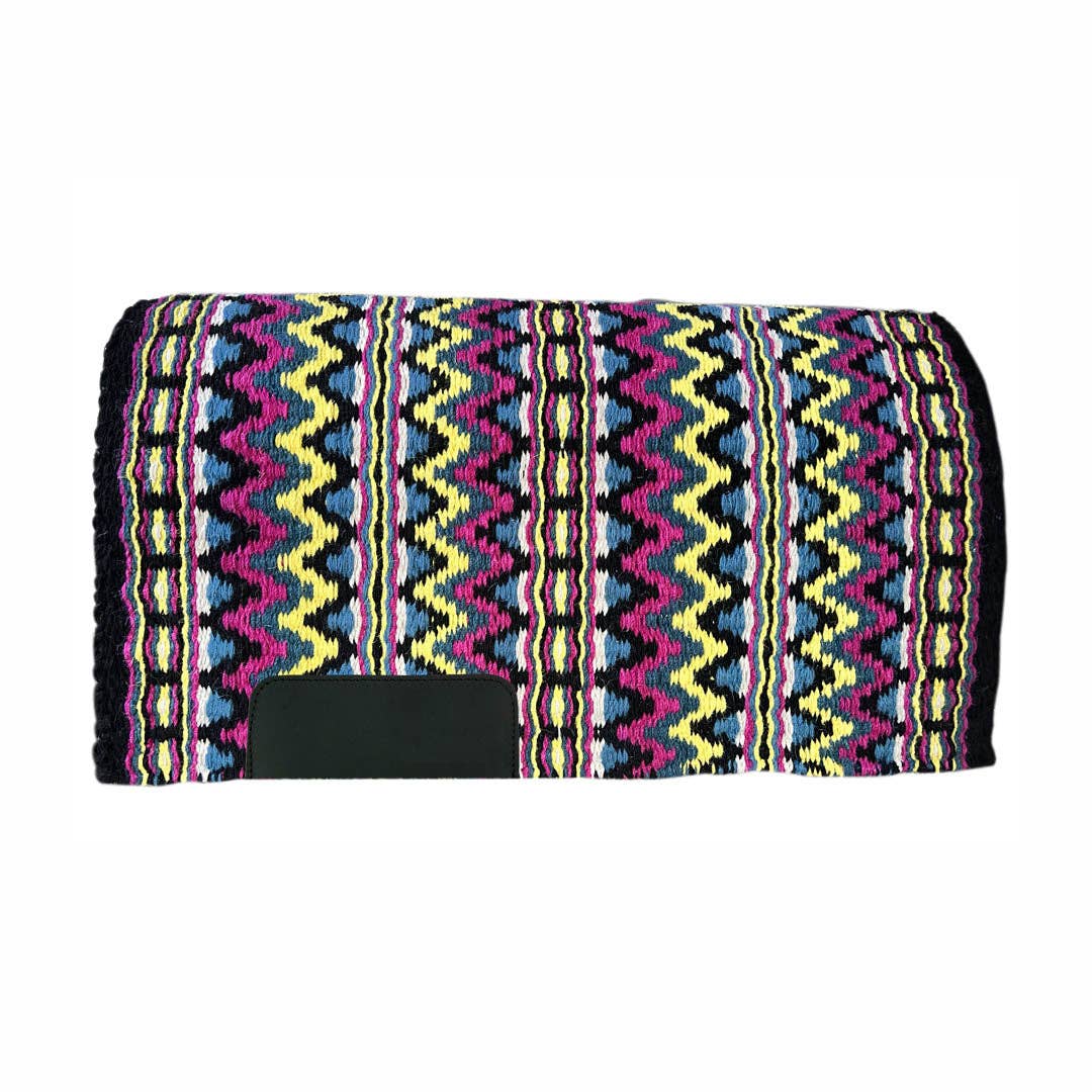 TuffRider Double Weave Western Saddle Blanket 34" X 40": Multi-002 / 34x40