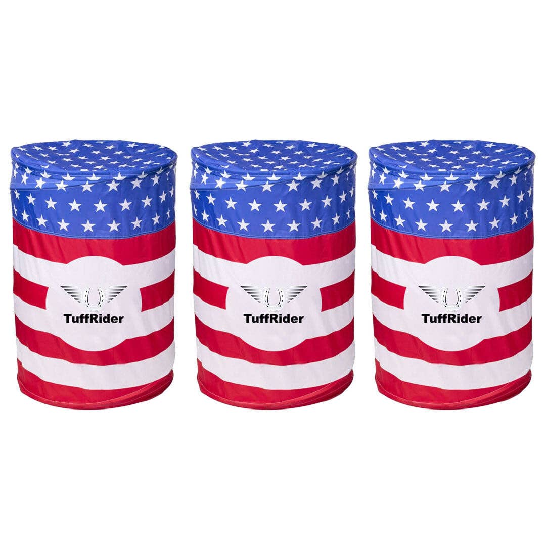 TuffRider Collapsible Barrel Set of 3: Lilac/Hot Pink/Teal / STD
