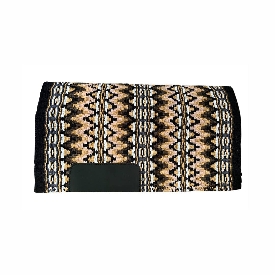 TuffRider Double Weave Western Saddle Blanket 34" X 40": Multi-002 / 34x40