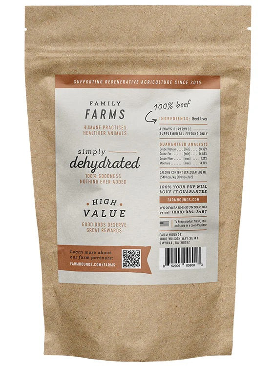 Farm Hounds Beef Liver (4oz)
