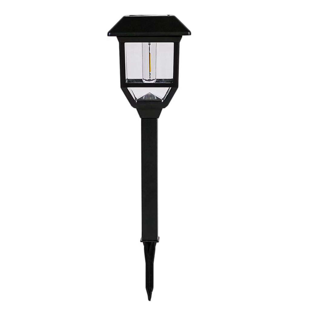 Berkley Jensen 5 Pack Solar LED Pathway Lights 15 Lumen- Graphite Black