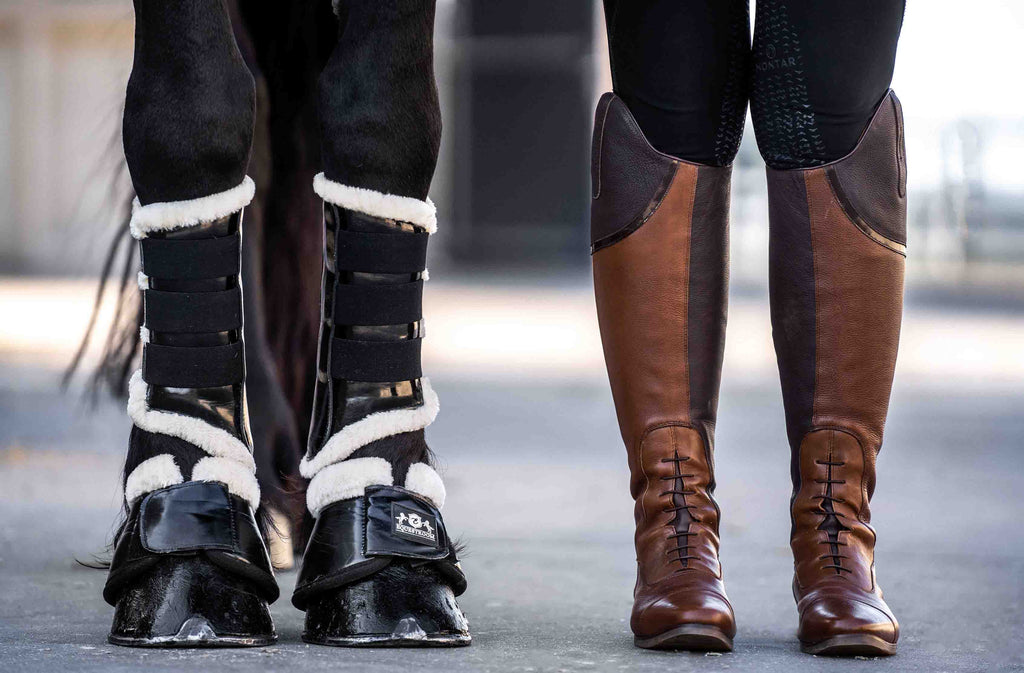 Black Ink Bell Boots
