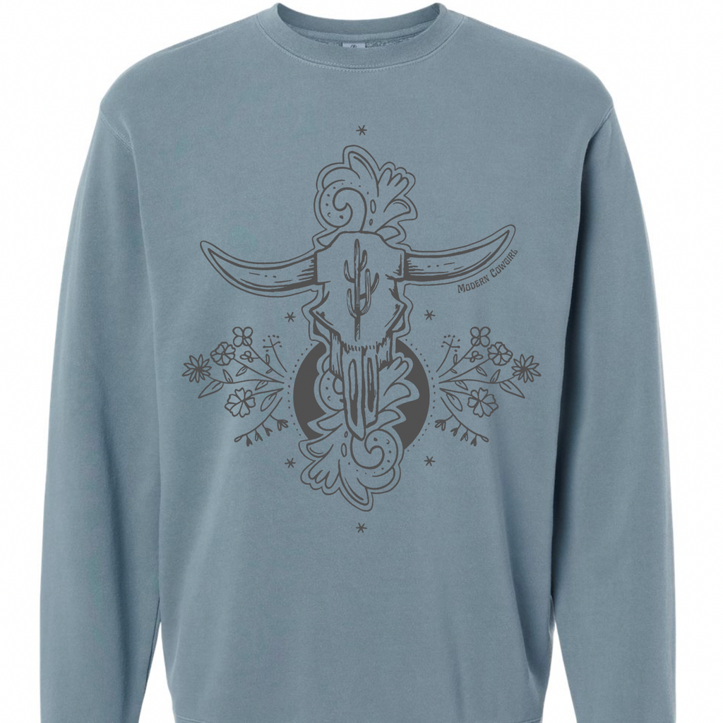 Arizona Skull Crewneck Sweatshirt