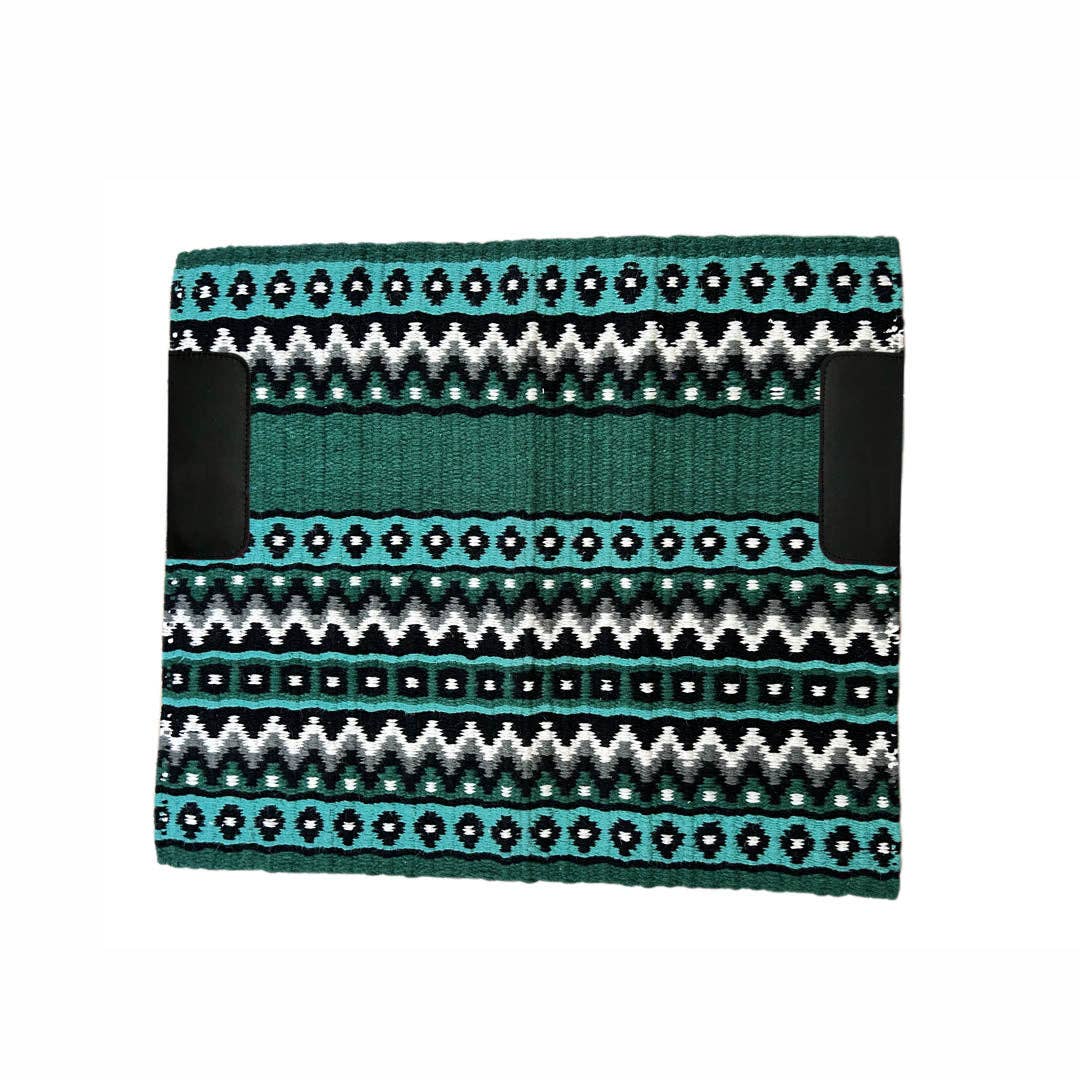 TuffRider Double Weave Western Saddle Blanket 34" X 40": Multi-009 / 34x40
