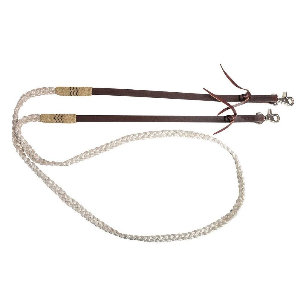 Cashel Flat Braid Leather Rein