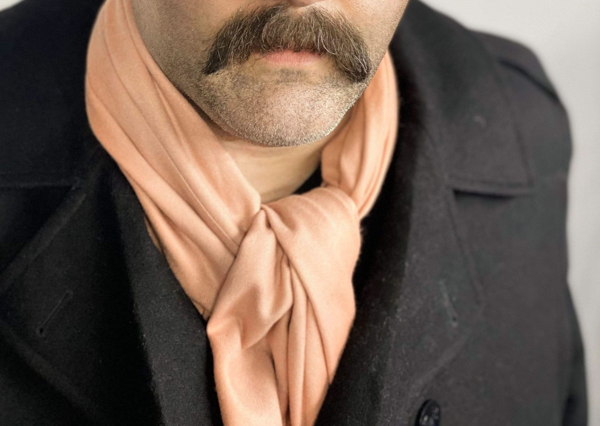 Ultra Soft Peach Cashmere Scarf / Wrap / Shawl / Cover  #CA9