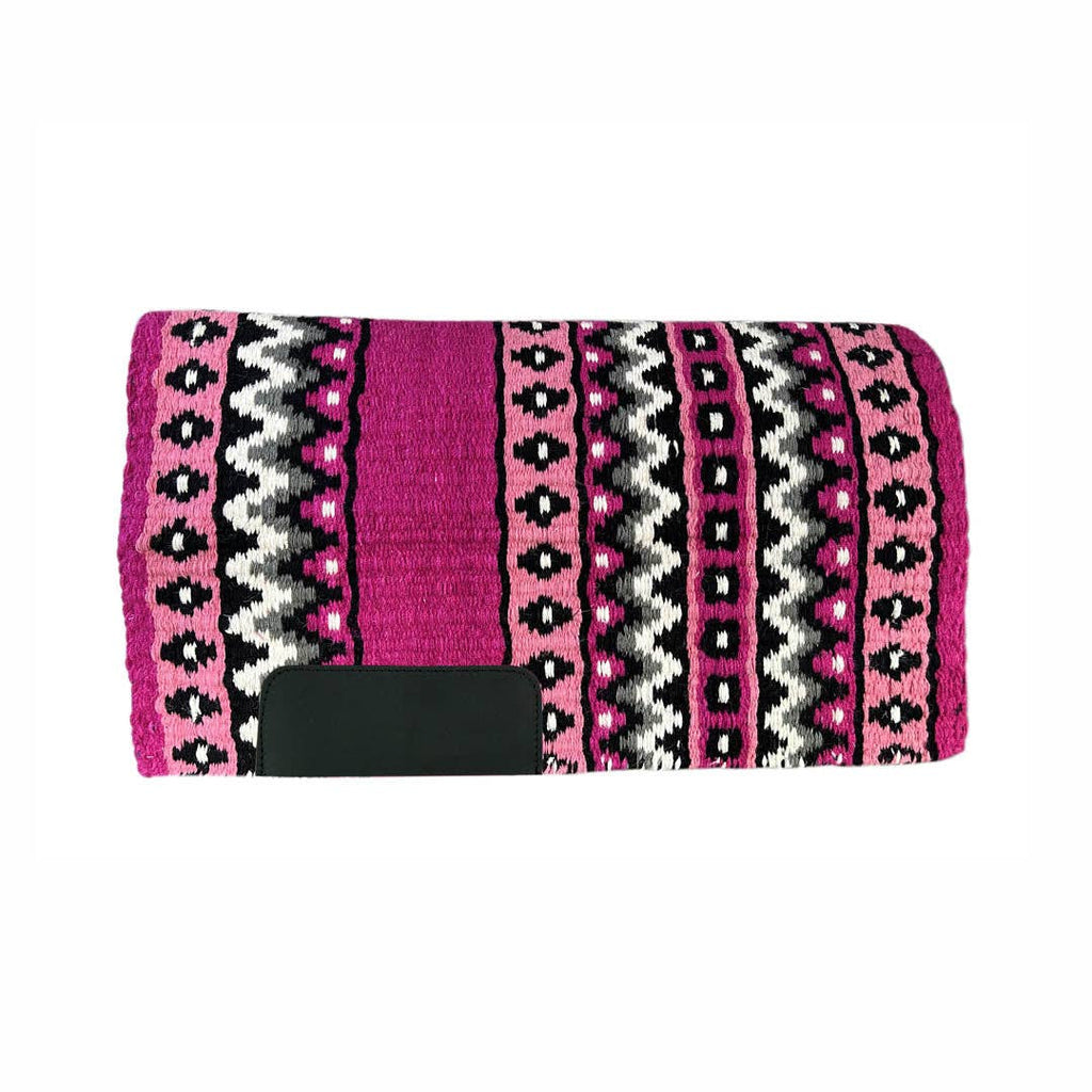 TuffRider Double Weave Western Saddle Blanket 34" X 40": Multi-009 / 34x40