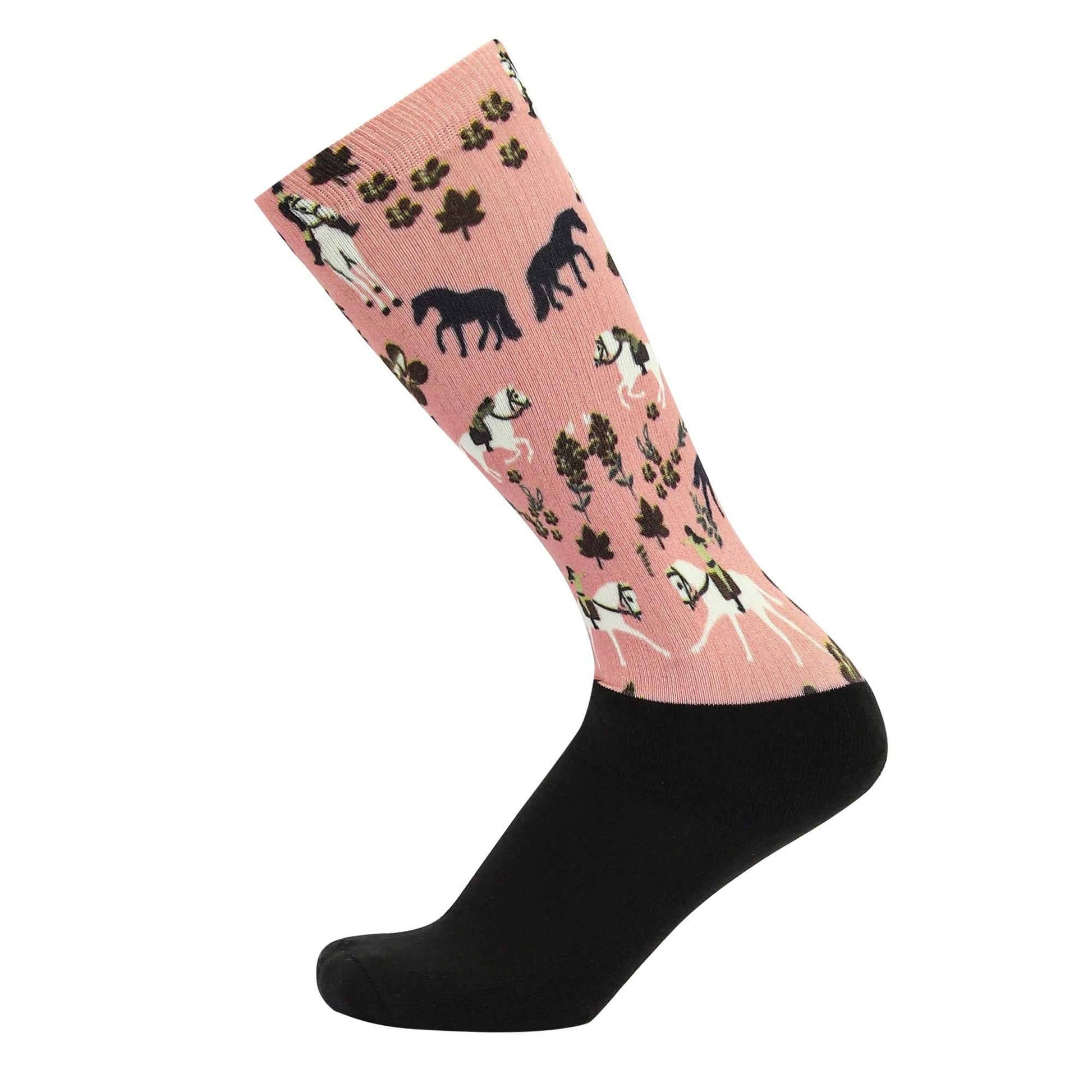 Equine Couture Children'S OTC Boot Socks- Springtime Schooling: STD