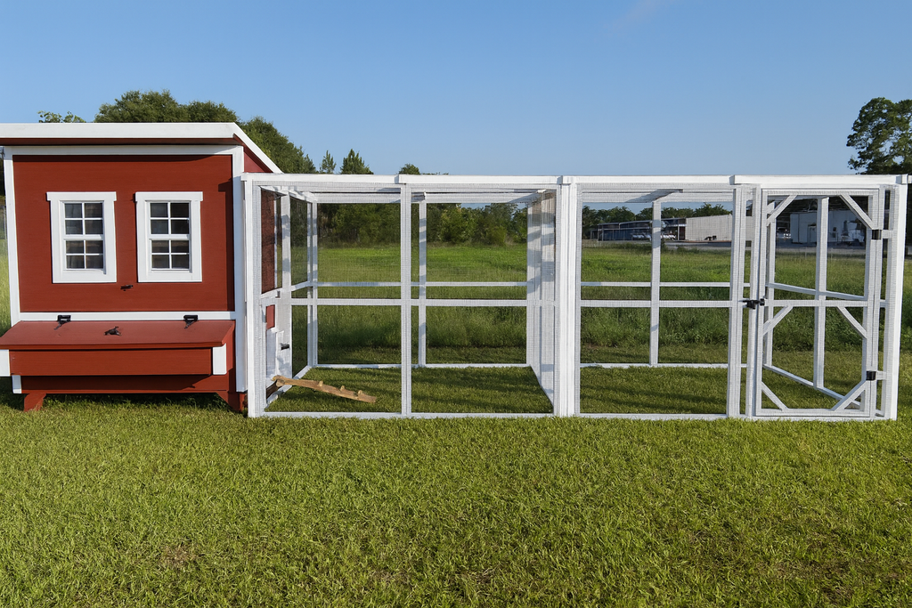 Wooden 8 Ft. Chicken Run (8’W X 8’L X 6’3”H)