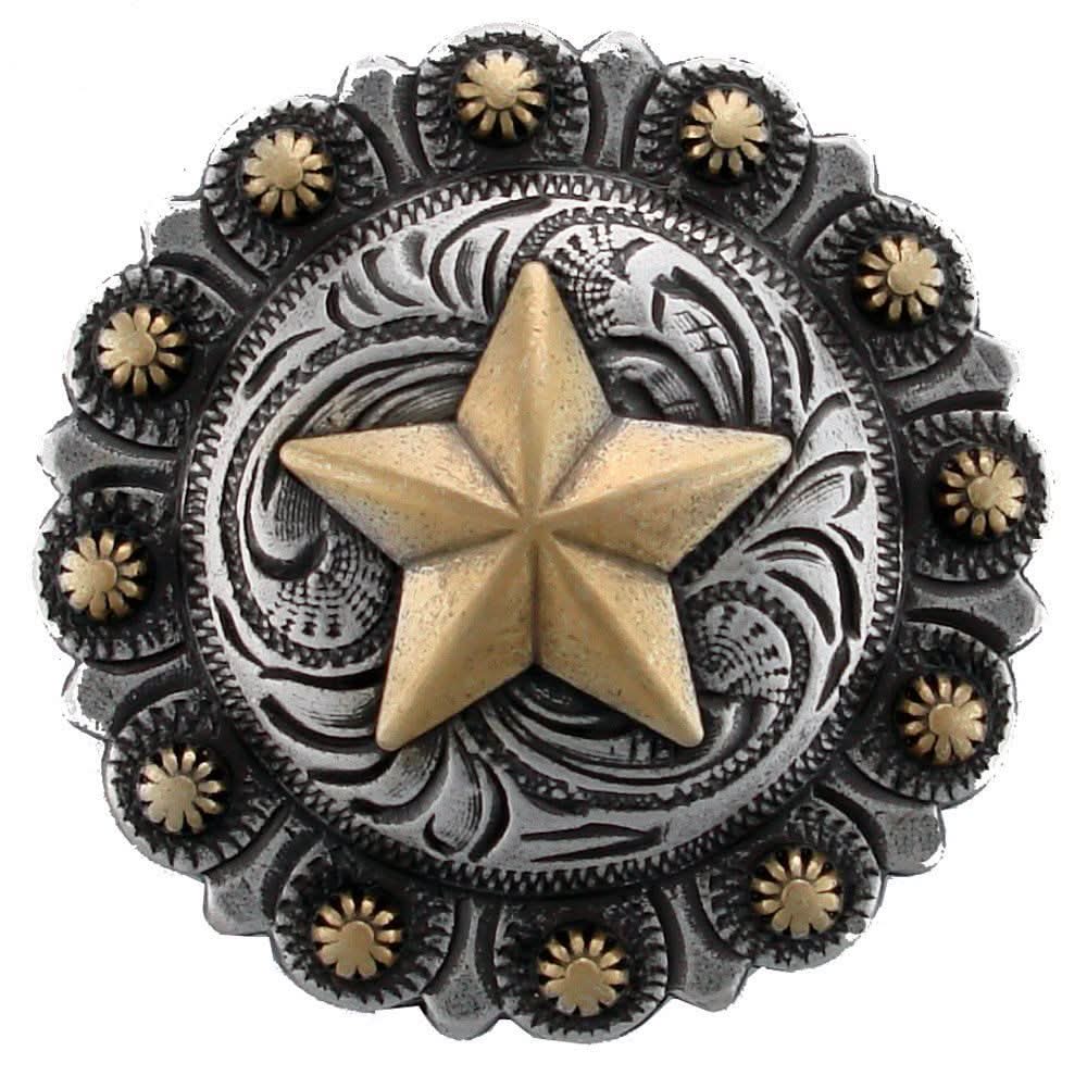 AJ Tack Texas Star Berry Concho