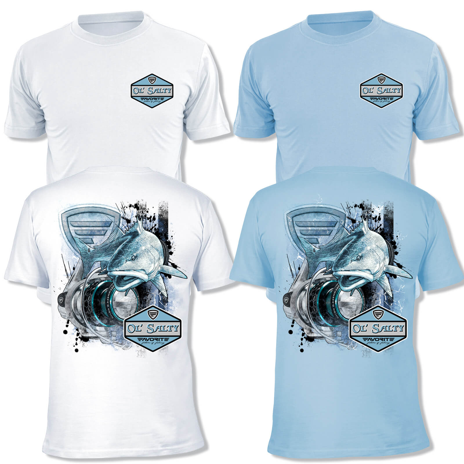 Ol' Salty Redfish T-Shirt