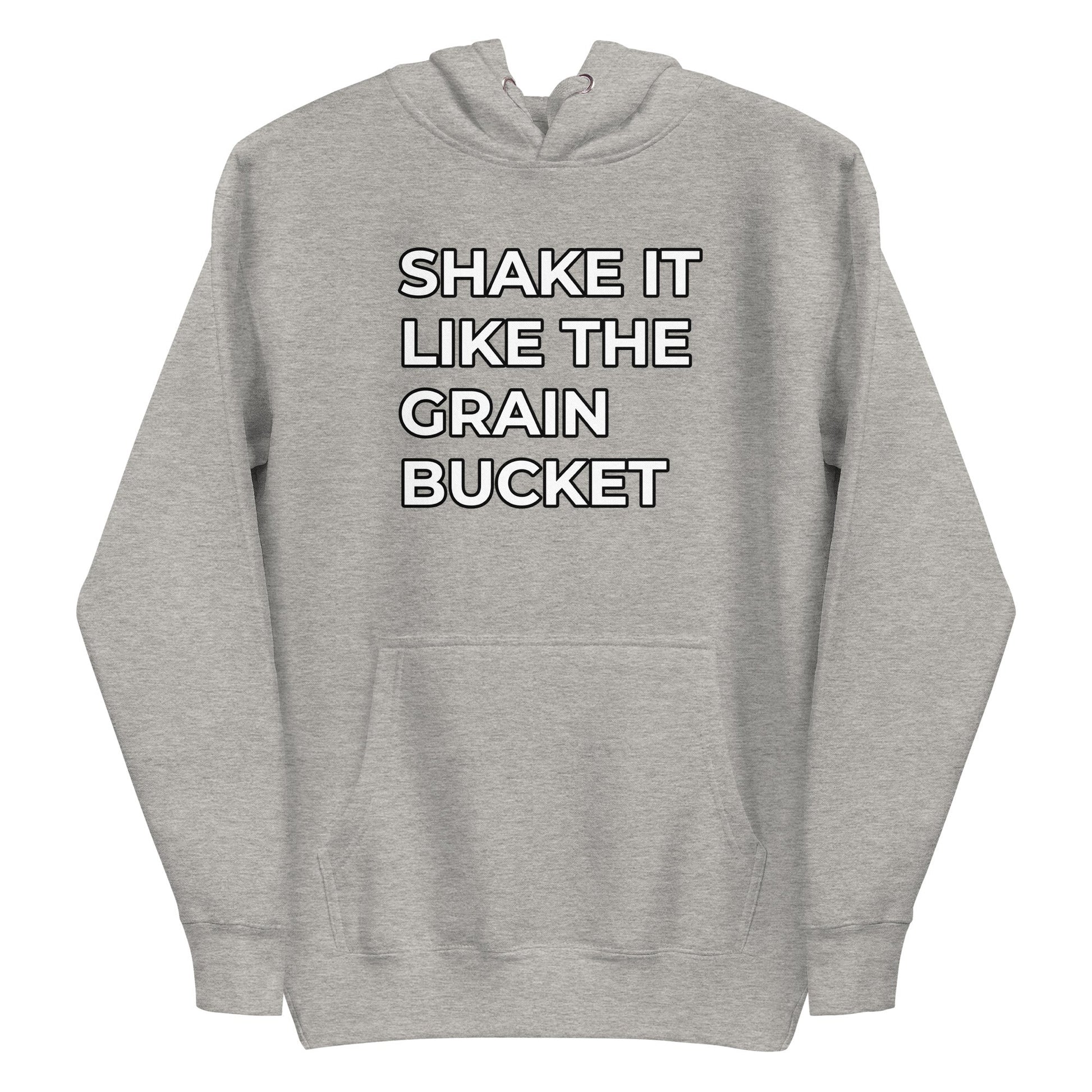 Unisex Shake It Like The Grain Bucket Cotton Hoodie
