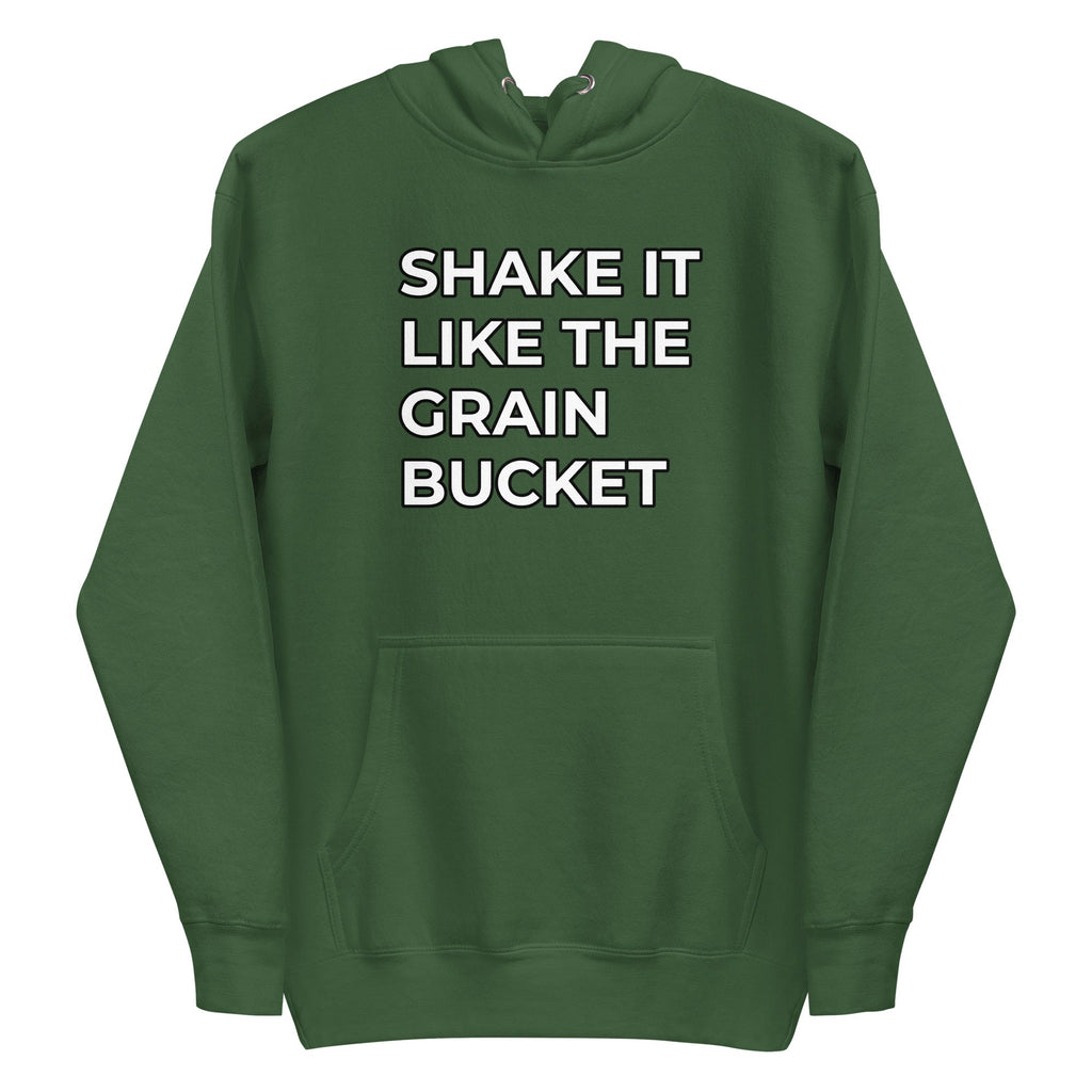 Unisex Shake It Like The Grain Bucket Cotton Hoodie