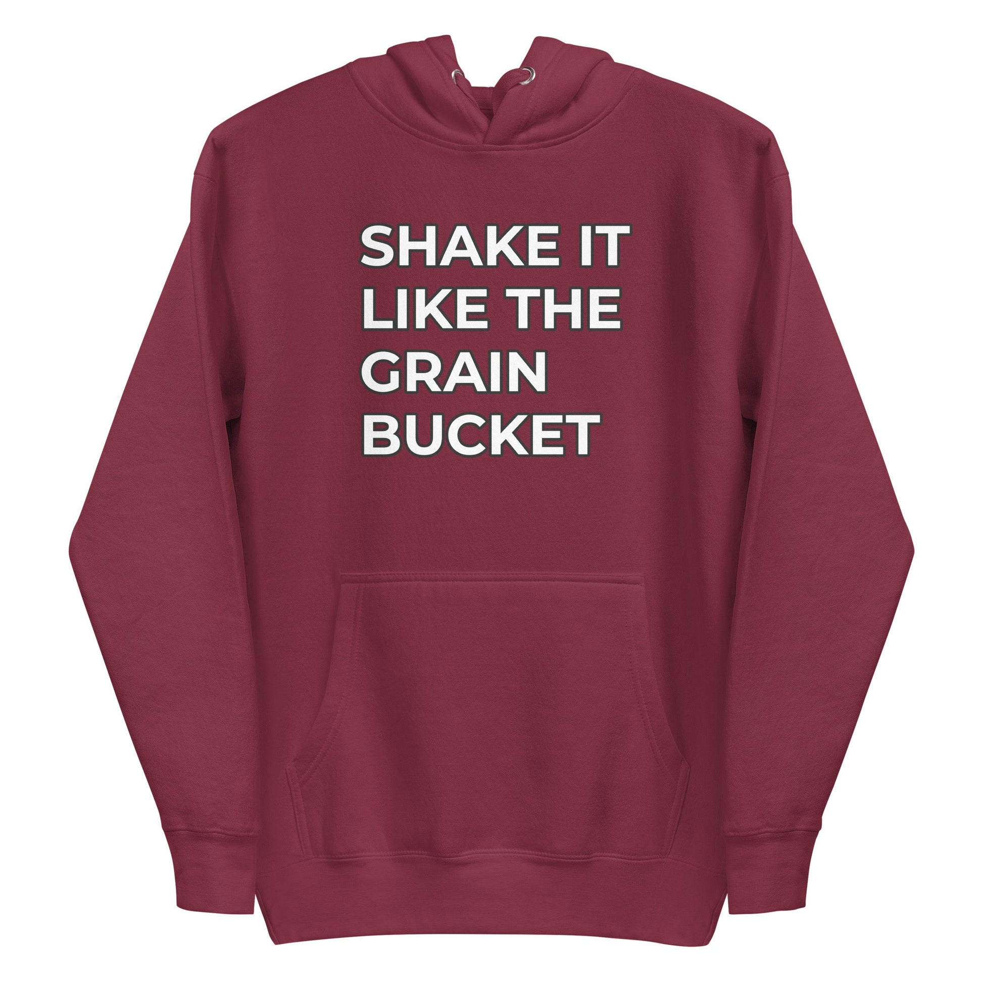 Unisex Shake It Like The Grain Bucket Cotton Hoodie