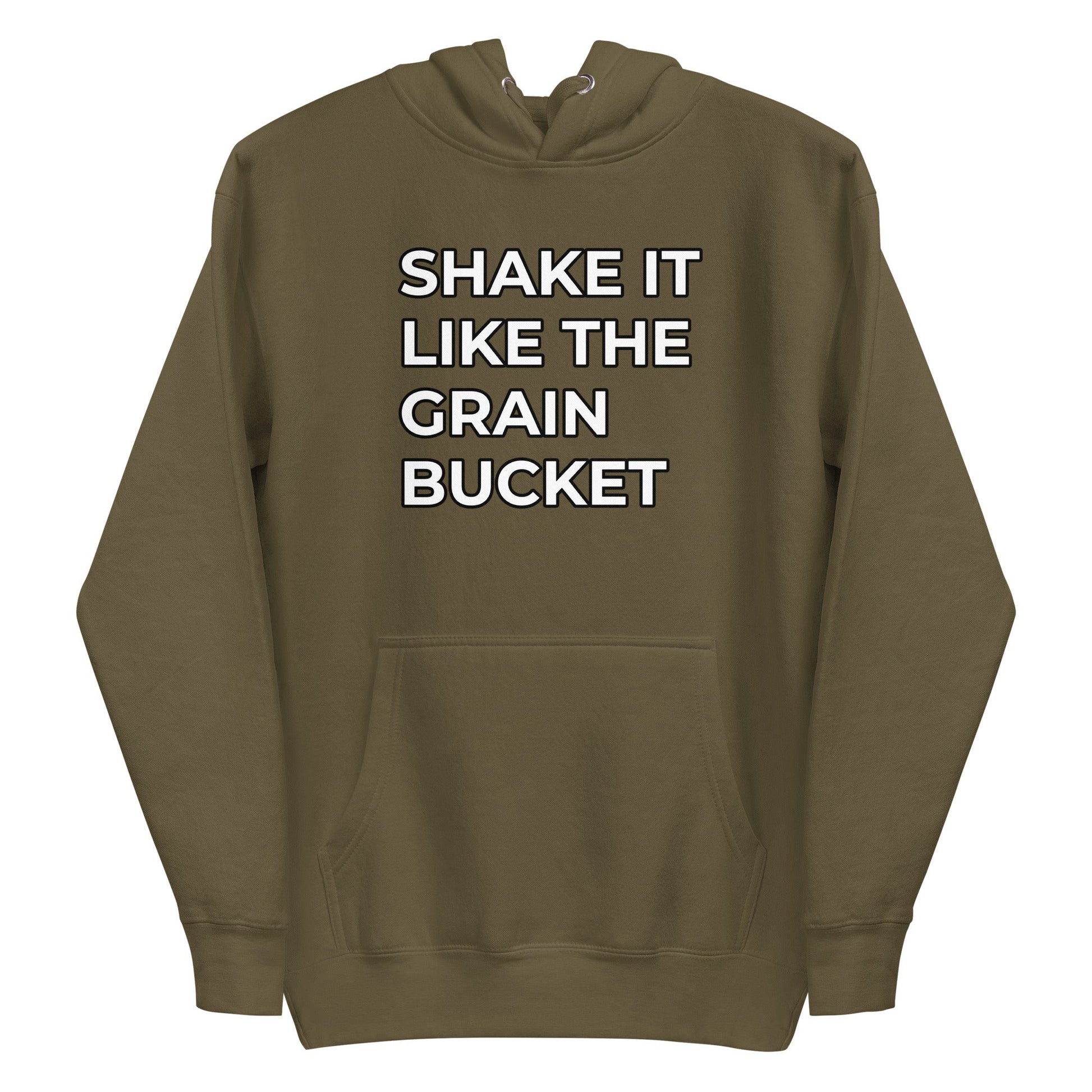 Unisex Shake It Like The Grain Bucket Cotton Hoodie
