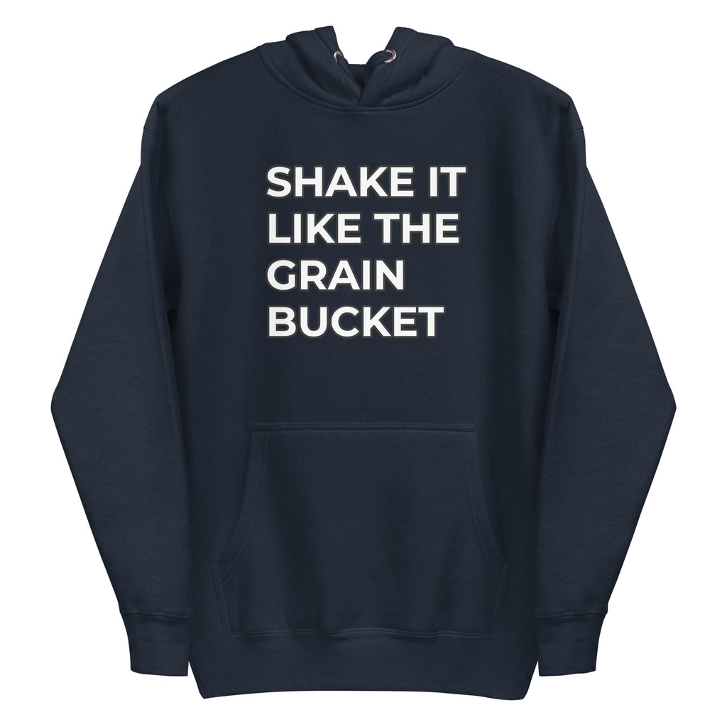 Unisex Shake It Like The Grain Bucket Cotton Hoodie