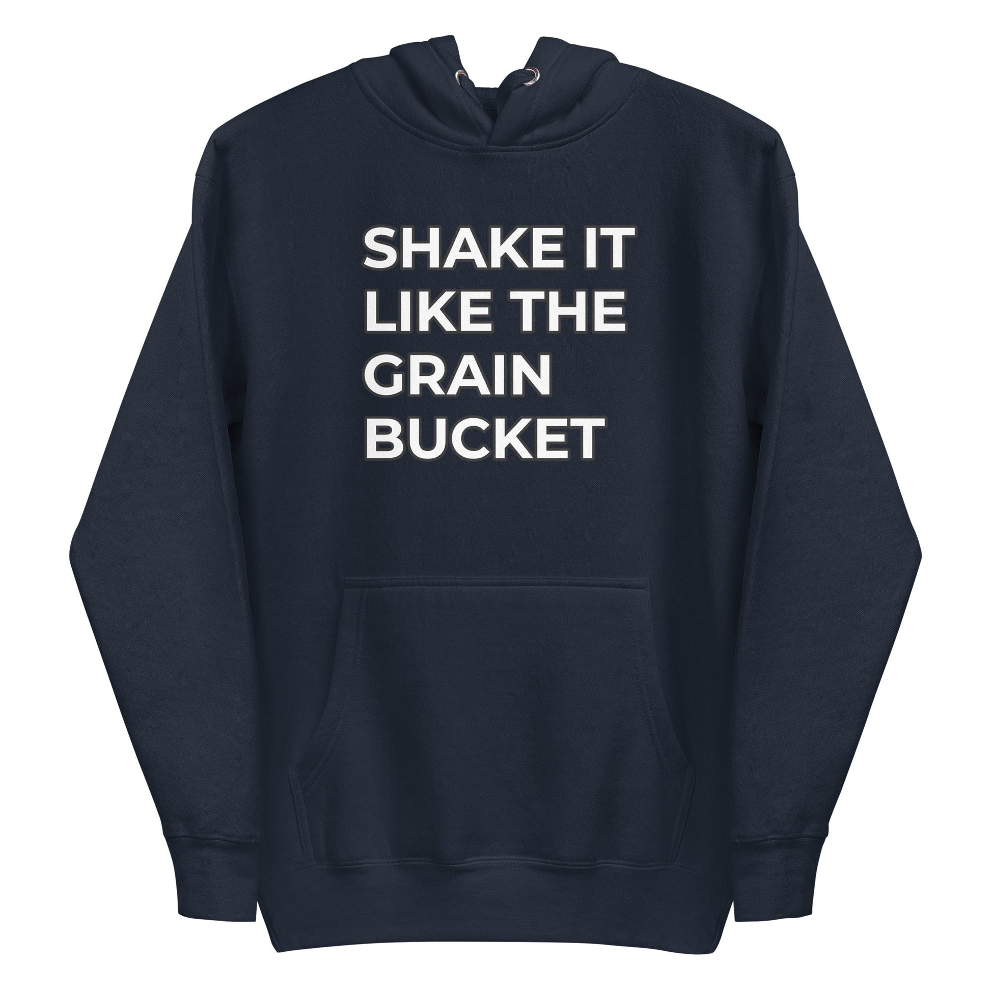 Unisex Shake It Like The Grain Bucket Cotton Hoodie