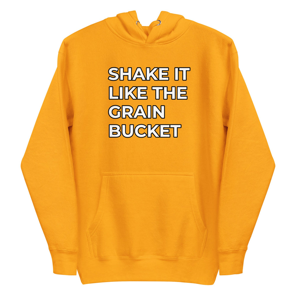 Unisex Shake It Like The Grain Bucket Cotton Hoodie