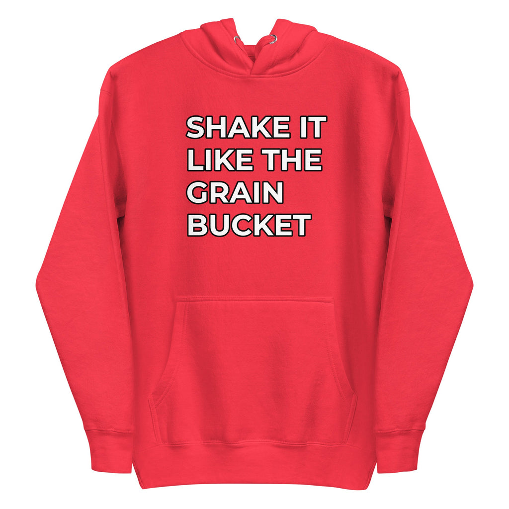 Unisex Shake It Like The Grain Bucket Cotton Hoodie