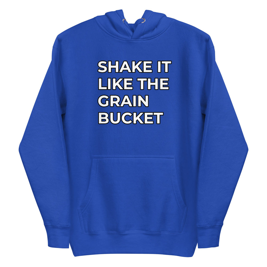 Unisex Shake It Like The Grain Bucket Cotton Hoodie