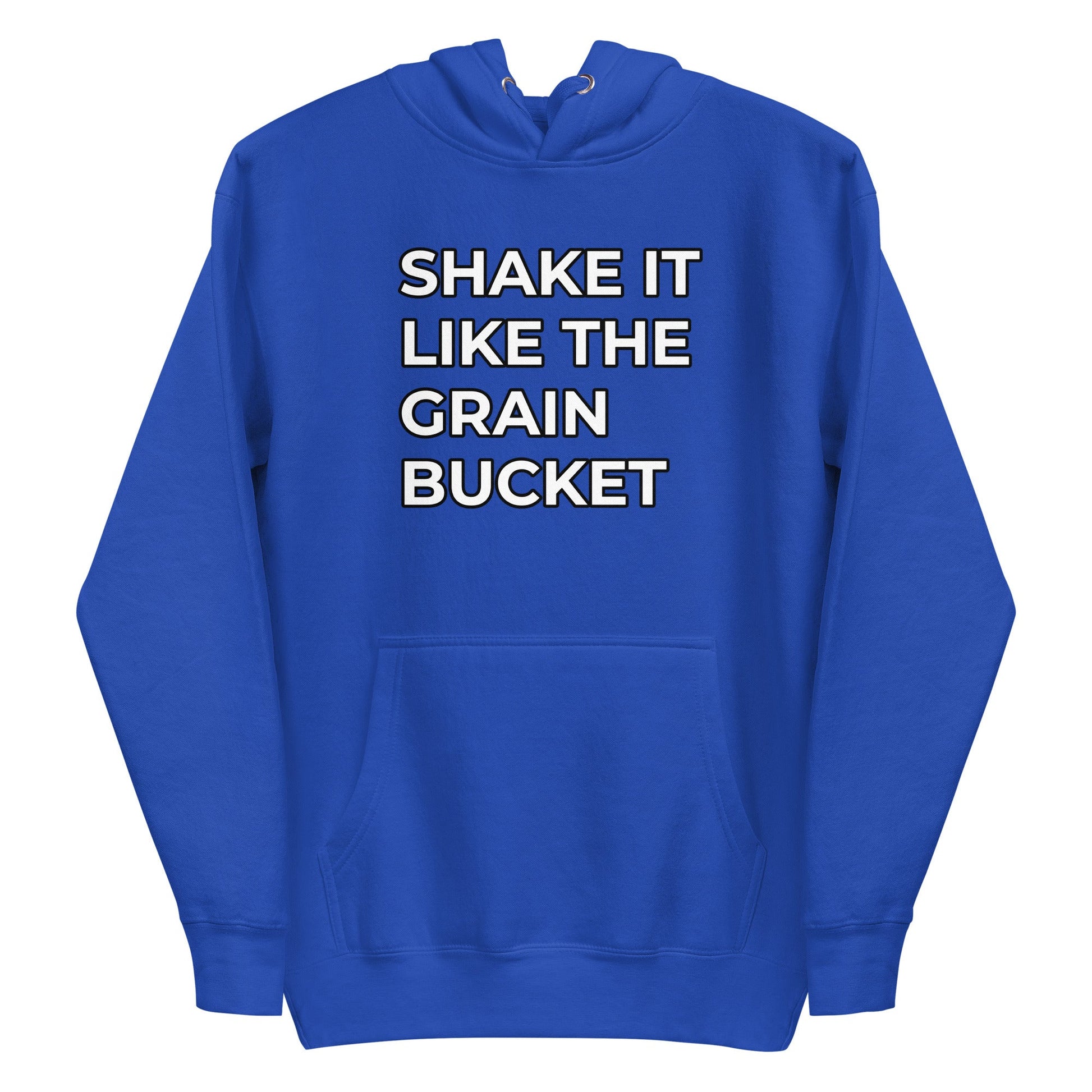 Unisex Shake It Like The Grain Bucket Cotton Hoodie