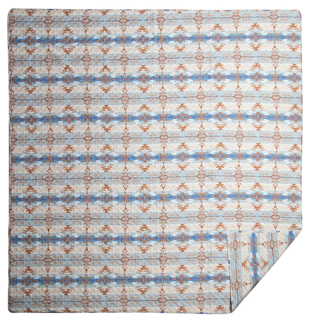Stack Rock Southwestern Quilt Set – 3-Piece Bedding