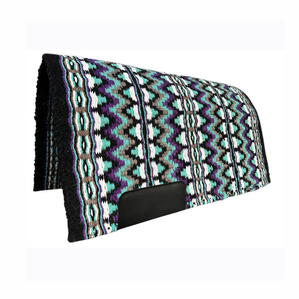 TuffRider Double Weave Western Saddle Blanket 34" X 40": Multi-002 / 34x40
