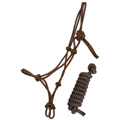 Rope Halter and Lead with Rope Nose