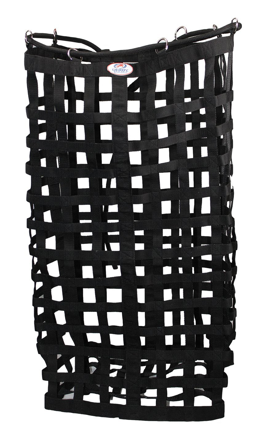 Derby Originals Go Around XL All-Sided Slow Feeder Horse Hay Bag – 1.75" Square Openings – Restricted Feeding | Patented Design – 1-Year Warranty