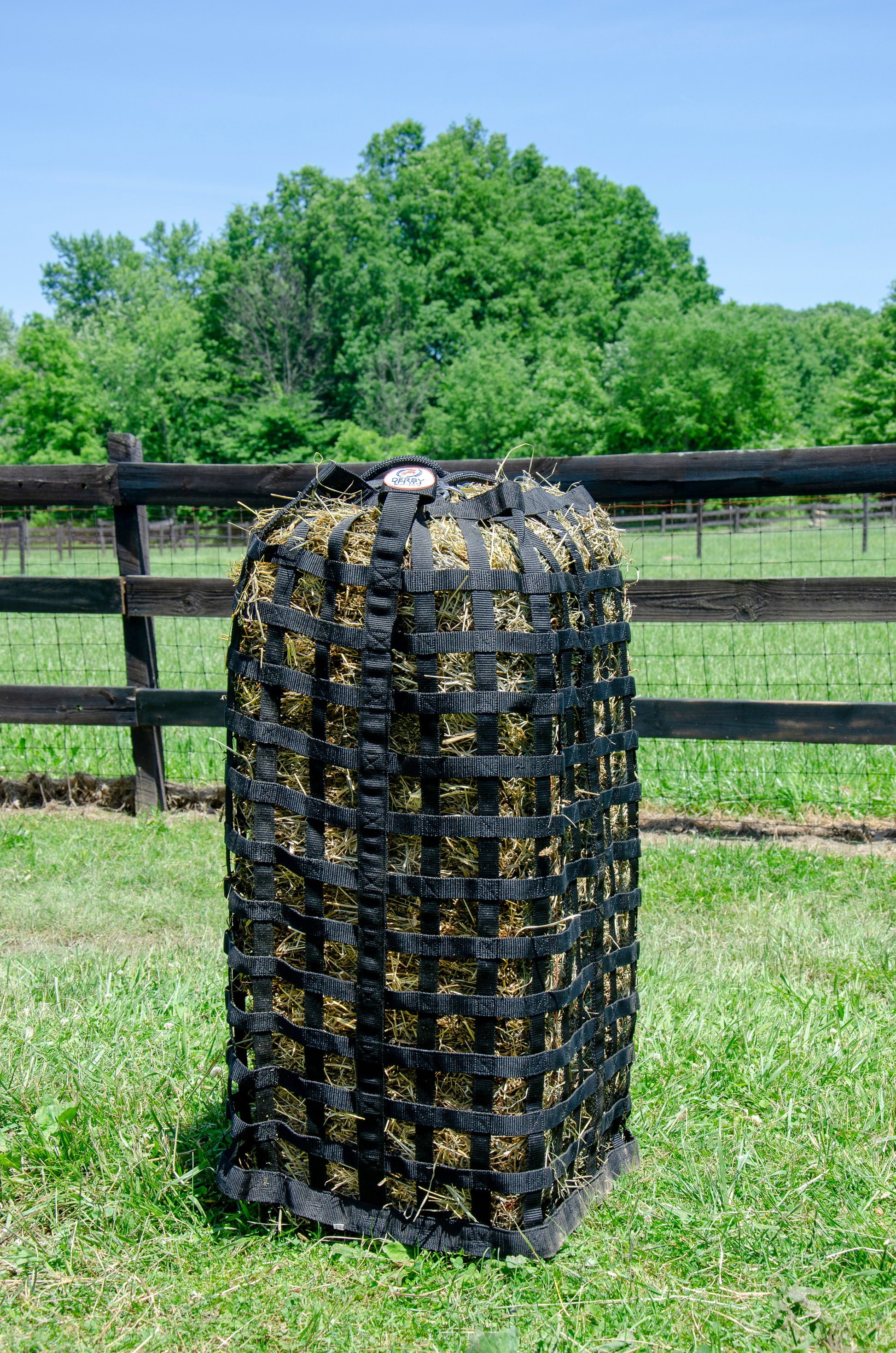 Derby Originals Go Around XL All-Sided Slow Feeder Horse Hay Bag – 1.75" Square Openings – Restricted Feeding | Patented Design – 1-Year Warranty