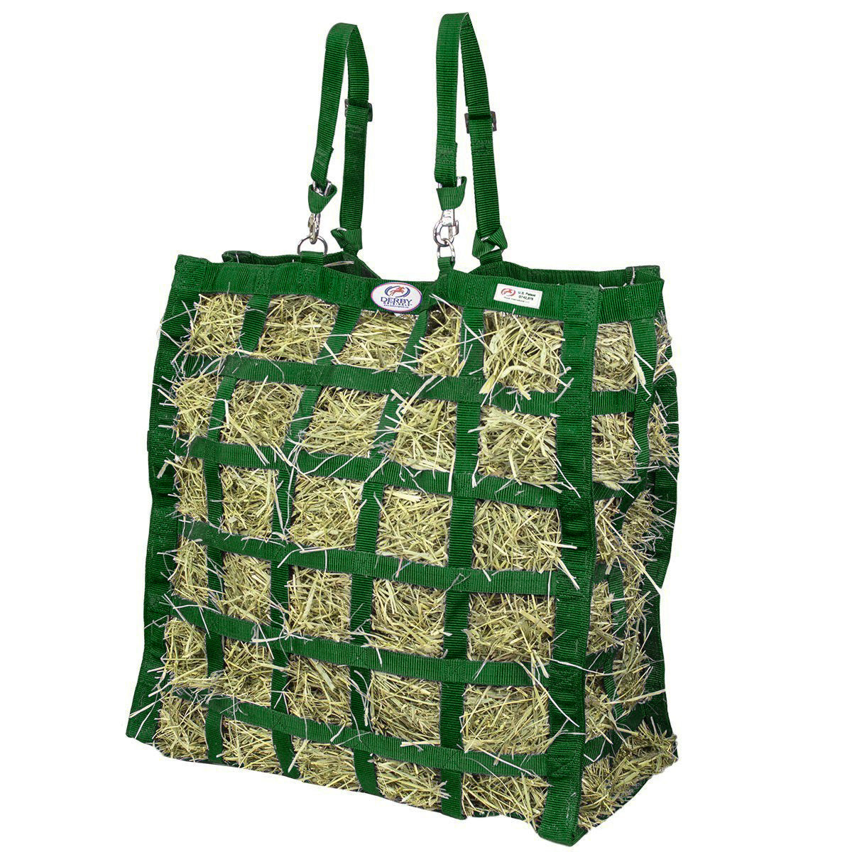 Easy Feeder 4 Sided Hay Bag – 3.5" x 3" Rectangular Openings – Moderate Slow Feed – 1-Year Warranty | Patented Design