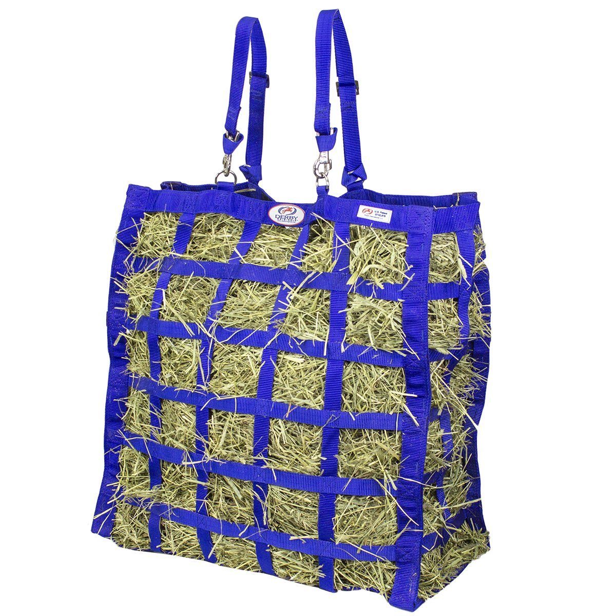 Easy Feeder 4 Sided Hay Bag – 3.5" x 3" Rectangular Openings – Moderate Slow Feed – 1-Year Warranty | Patented Design