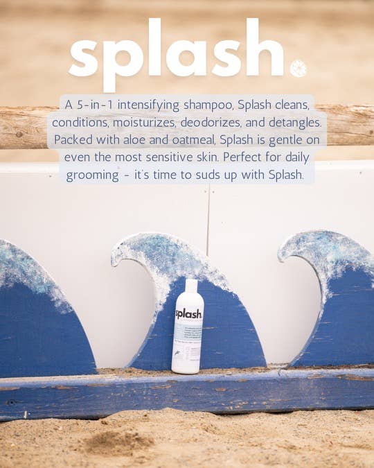 NEW! Splash. An Intensifying Shampoo.