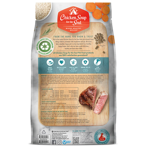 Chicken Soup Small Bites Beef & Brown Rice Dog Food