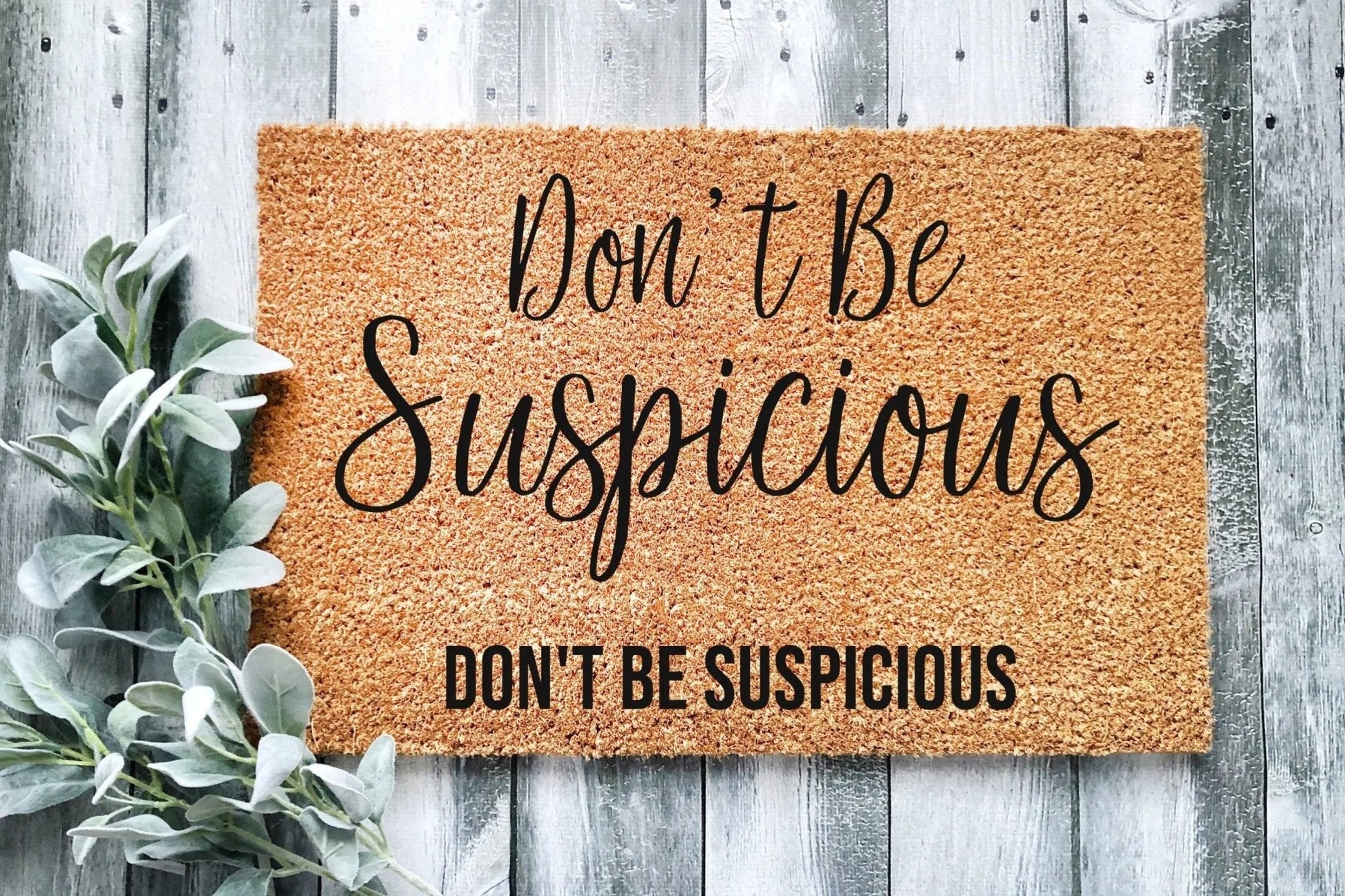 Don't Be Suspicious Doormat