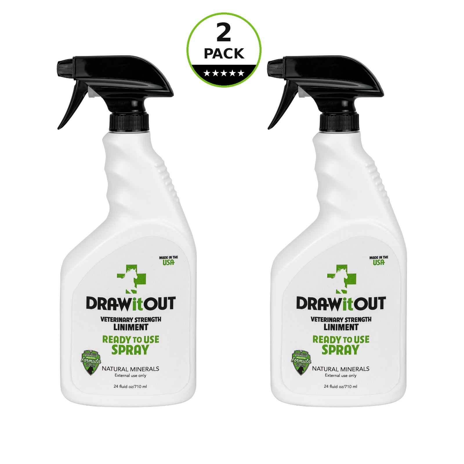 Draw It Out® RTU Spray 24oz | Ready-to-Use Liniment Spray