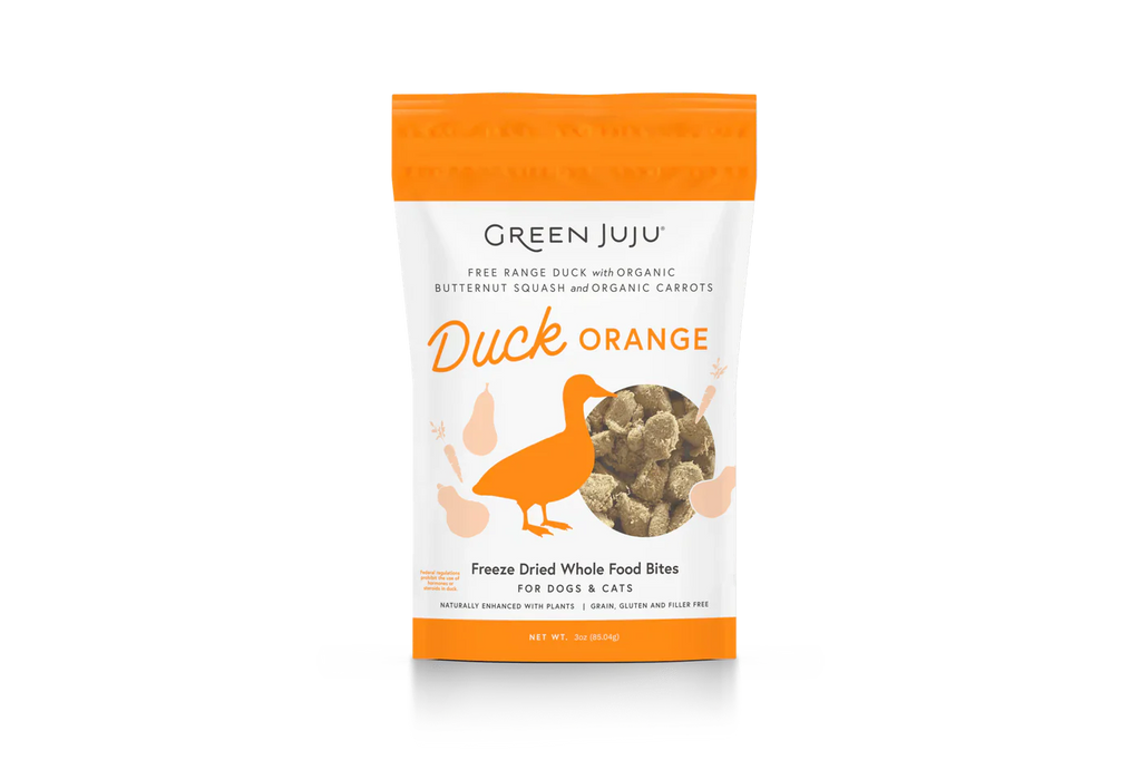 Green Juju Freeze Dried Duck Orange Whole Food Bites (7.5OZ)