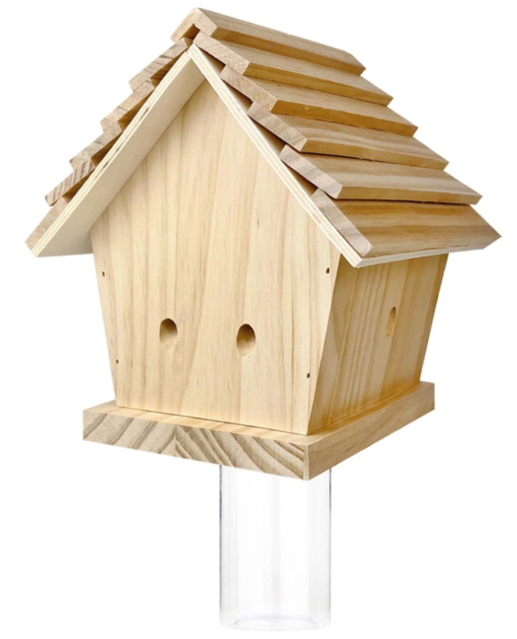 Durable Outdoor Carpenter Bee Trap - Pine Wood, Eco-Friendly, Hanging or Mounting, Multiple Styles