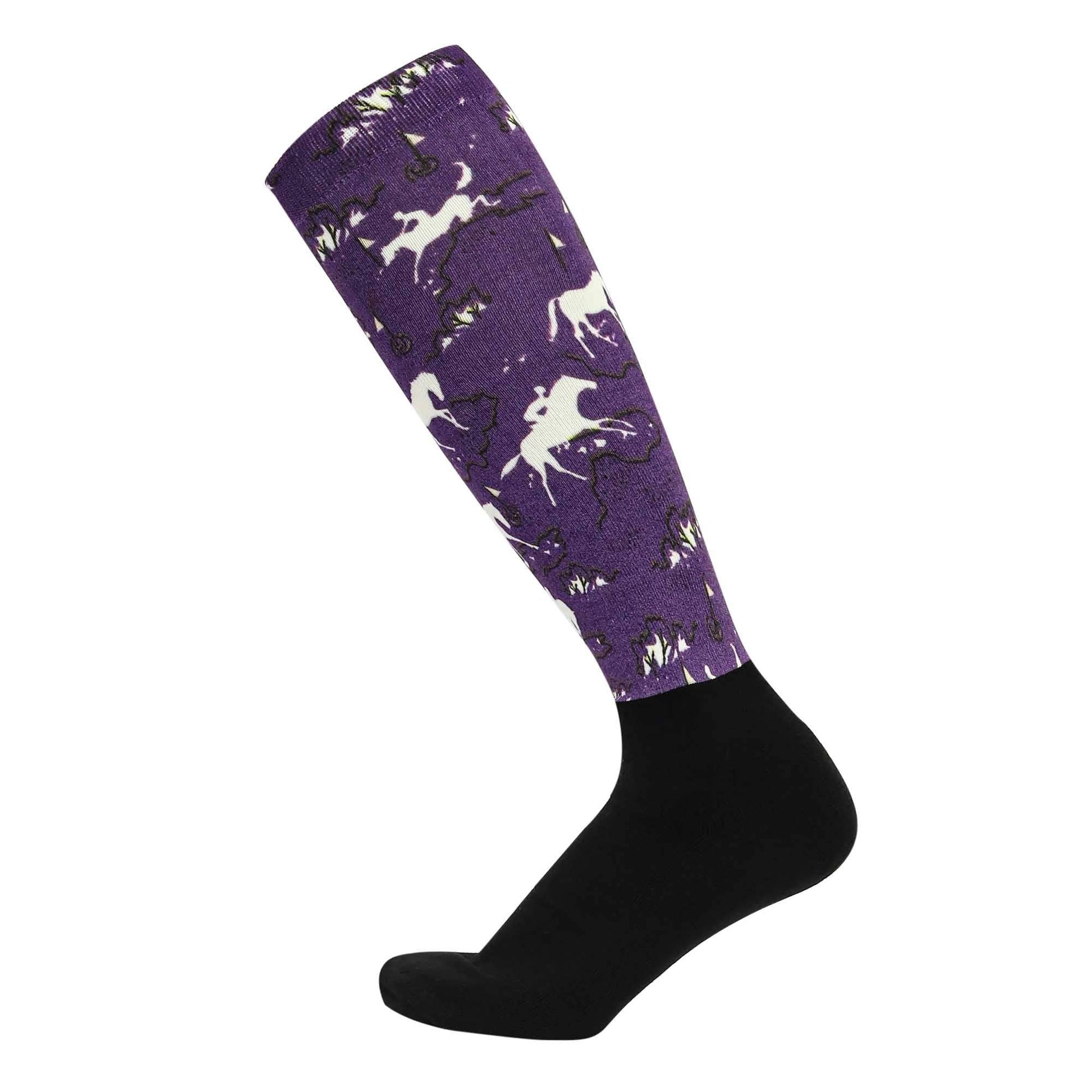 Equine Couture Ladies OTC Boot Socks- Cross Country Phase: STD