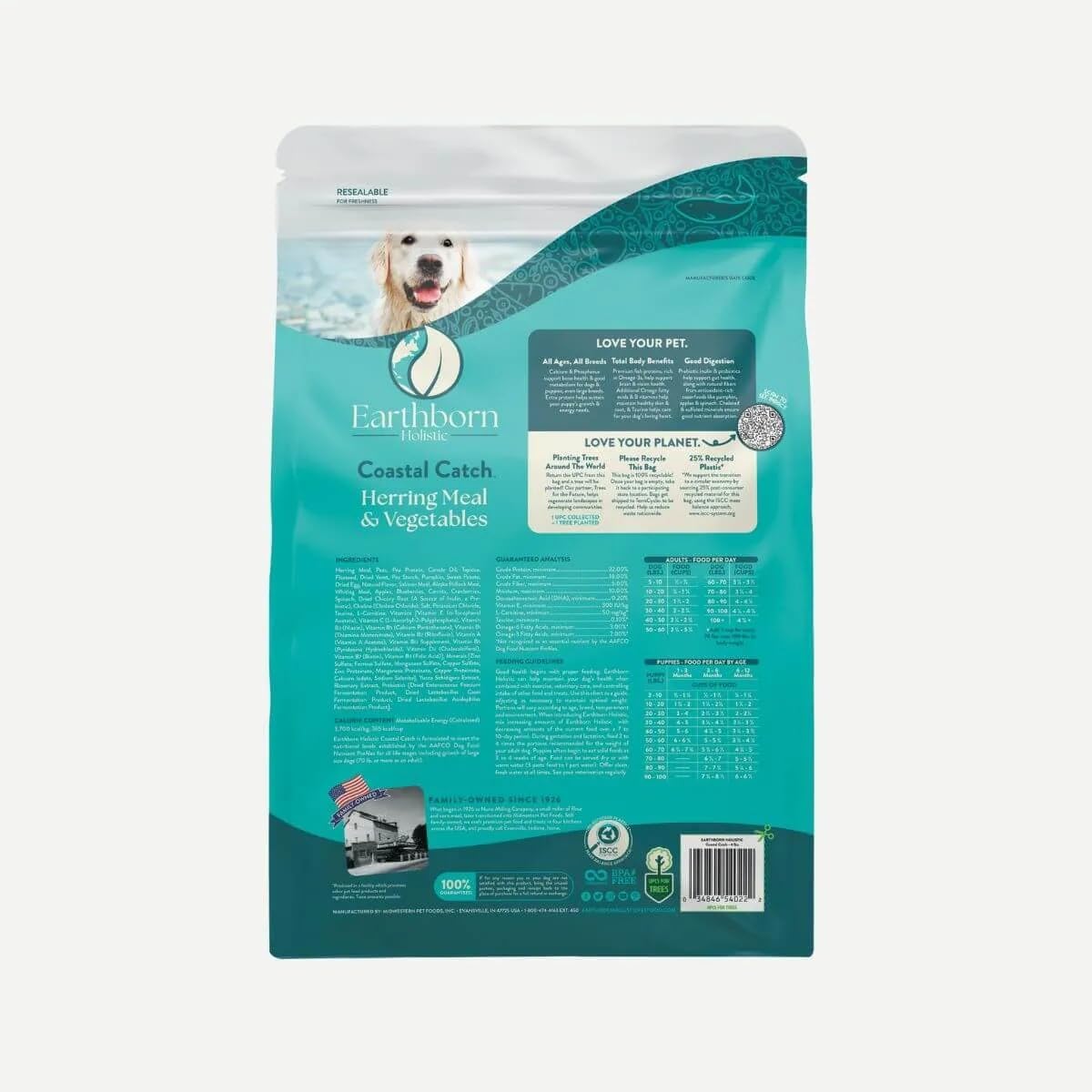 Earthborn Grain Free All Life Stages Coastal Catch Dry Dog Food