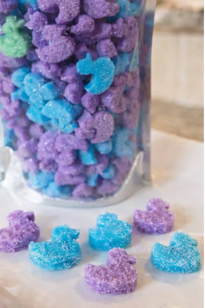 Horse Sugar Treats - Purple & Blue Mini Ducks