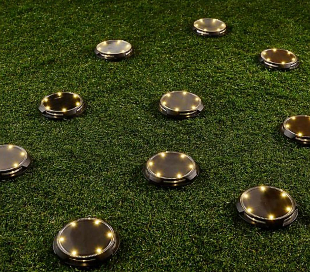 Energizer 10-pc Solar Disc Lights Multi-Direction 20 Lumen