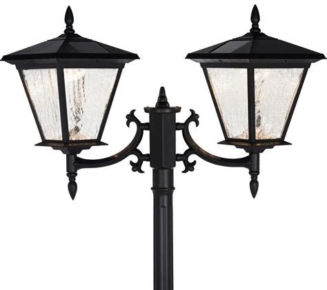Energizer 2 Heads Solar Post Lamp With Planter