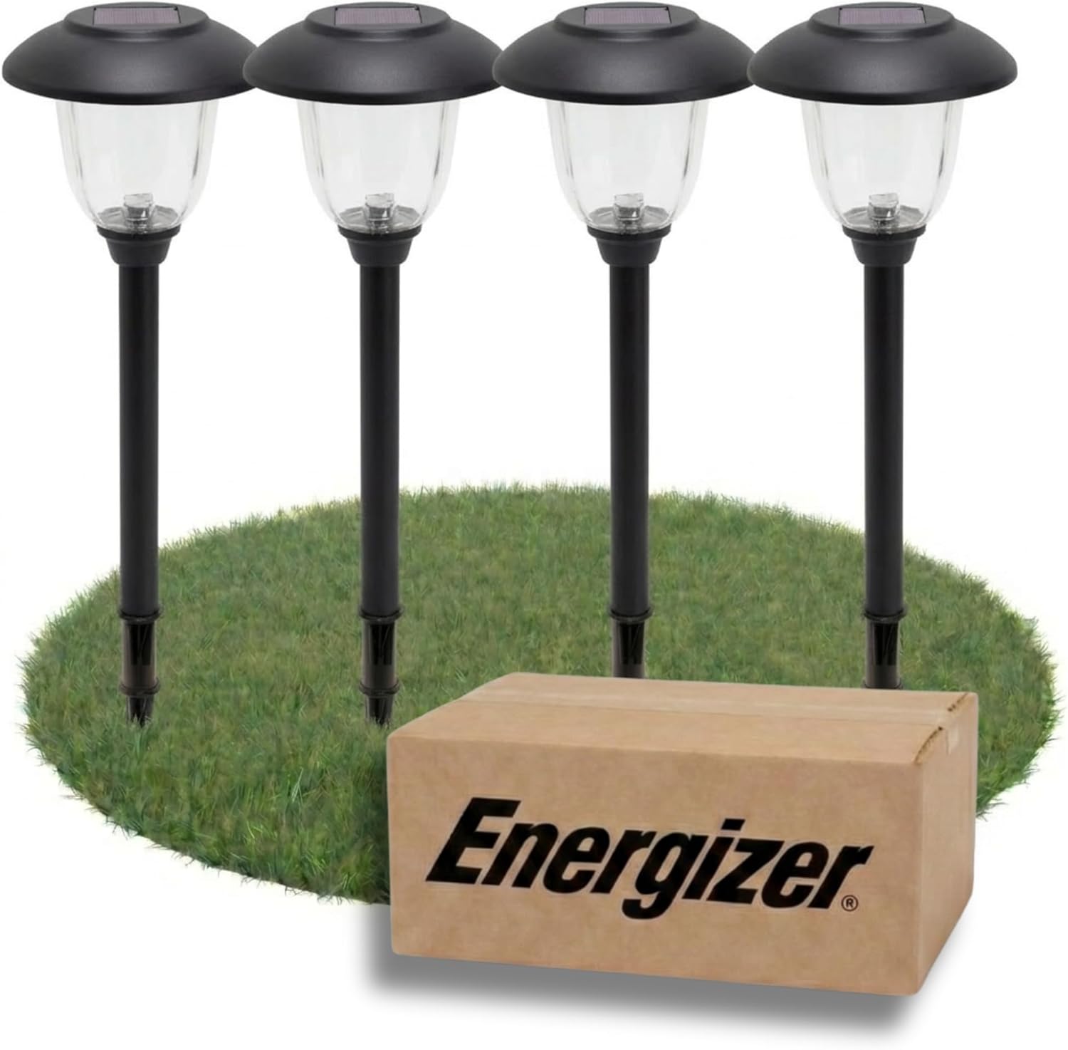 Energizer 8 Pack Color On Demand Solar Pathway Lights Outdoor-Stainless Steel(5 Colors)