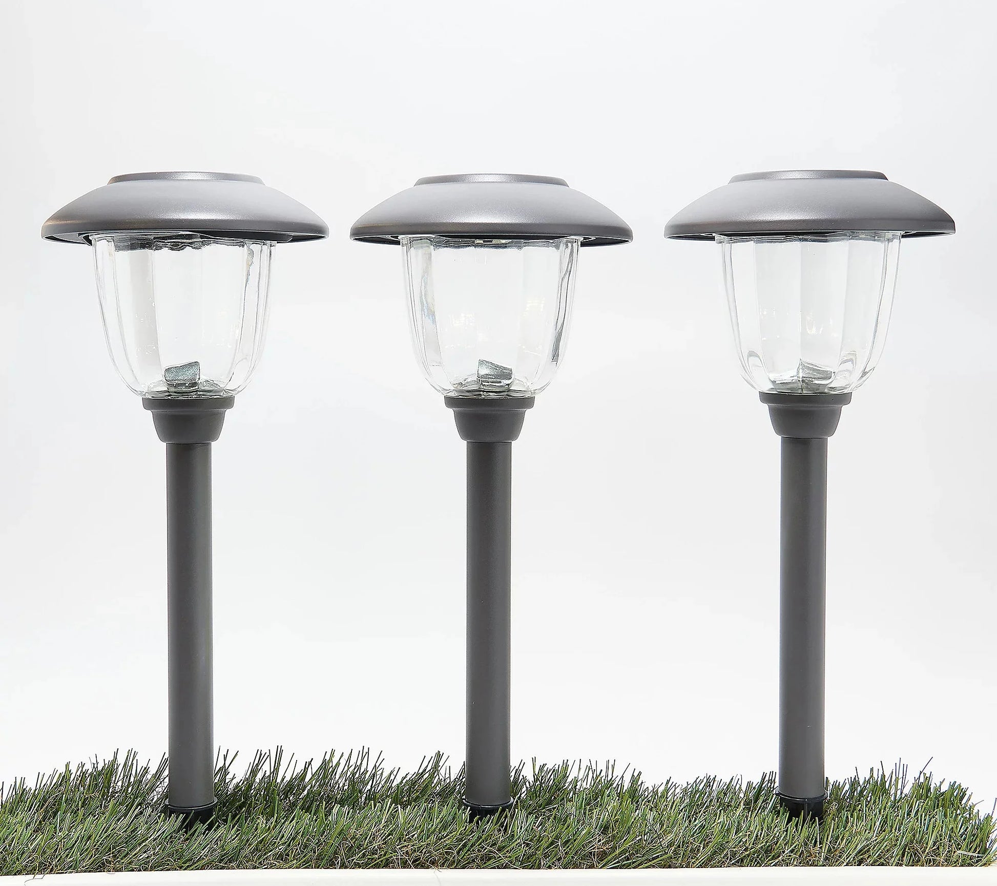 Energizer 8 Pack Color On Demand Solar Pathway Lights Outdoor-Stainless Steel(5 Colors)