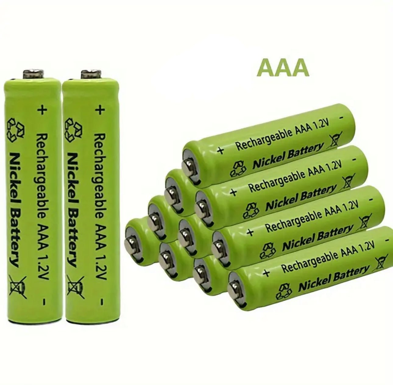 Energizer Rechargeable Batteries For Solar Lights Nickel Metal Hydride  1.2V AA / AAA 700- 900 mAh Batteries